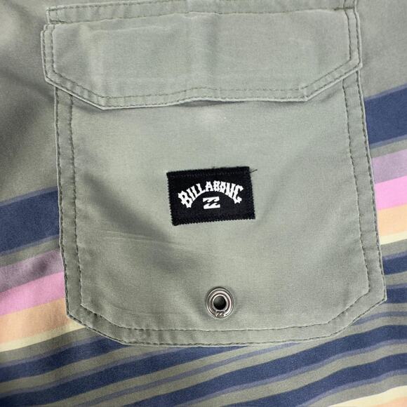 Billabong Men’s Spinner Low Tide Multicolored Swim Surf Shorts Size 38 - Picture 6 of 7